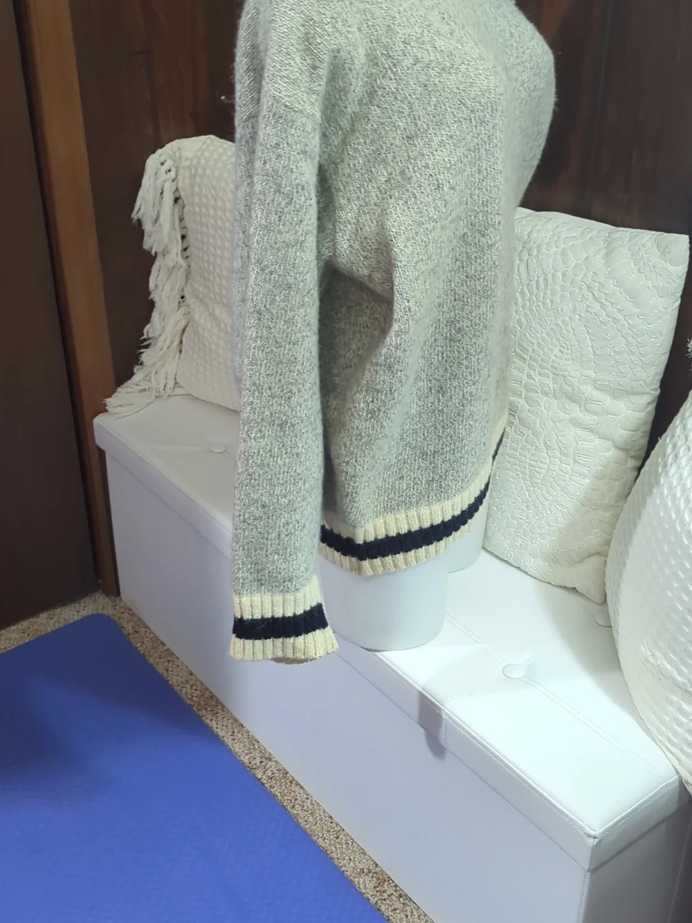 Boathouse Row Wool Sweater Size Large | Cozy Heavy Knit Cabin Cottagecore - Picture 12 of 16